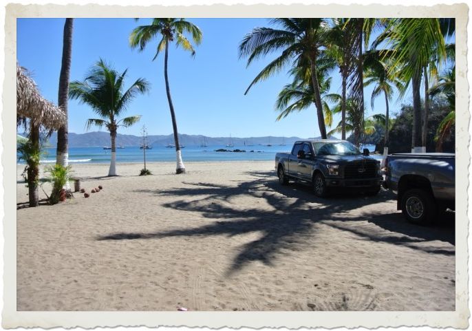 Visite sur une plage voisine