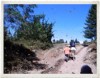 Monte et descente en cheval, se fait aussi  pied