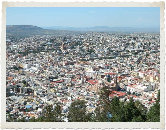 Vue sur la ville de Zacatecas
